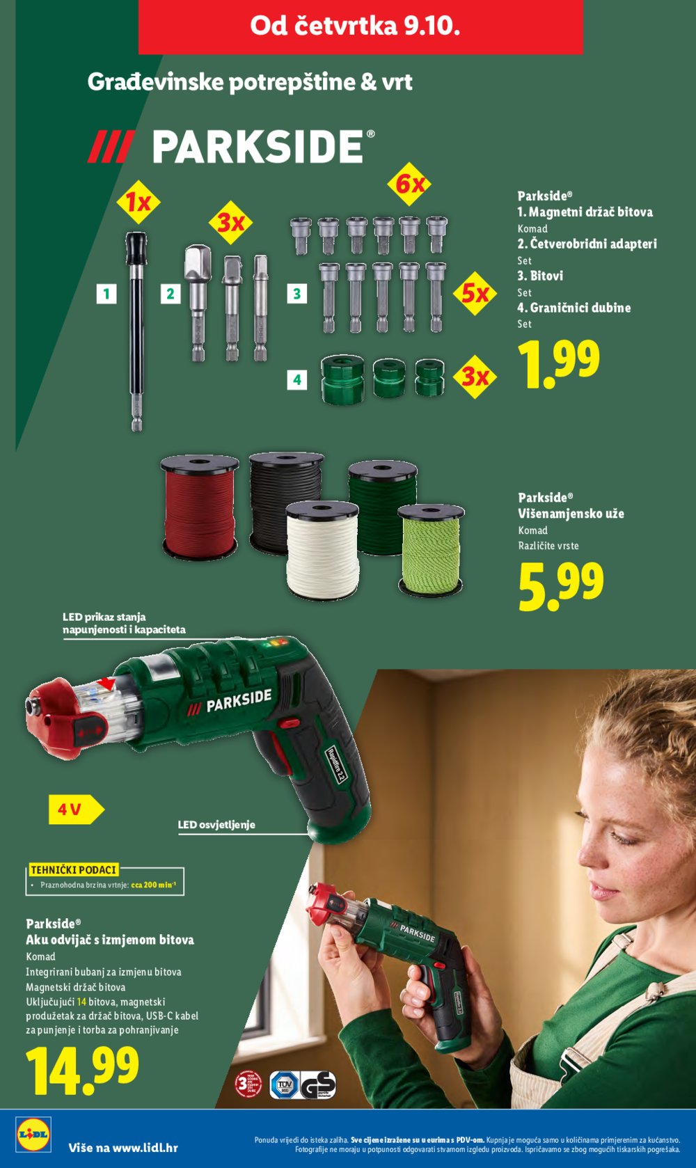 Lidl katalog Super ponuda od ponedjeljka 06.10. - 12.10.2025.