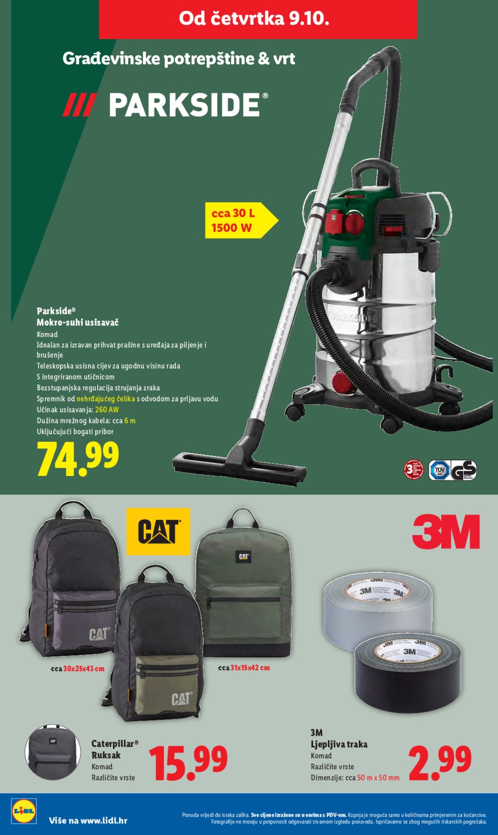 Lidl katalog Super ponuda od ponedjeljka 06.10. - 12.10.2025.