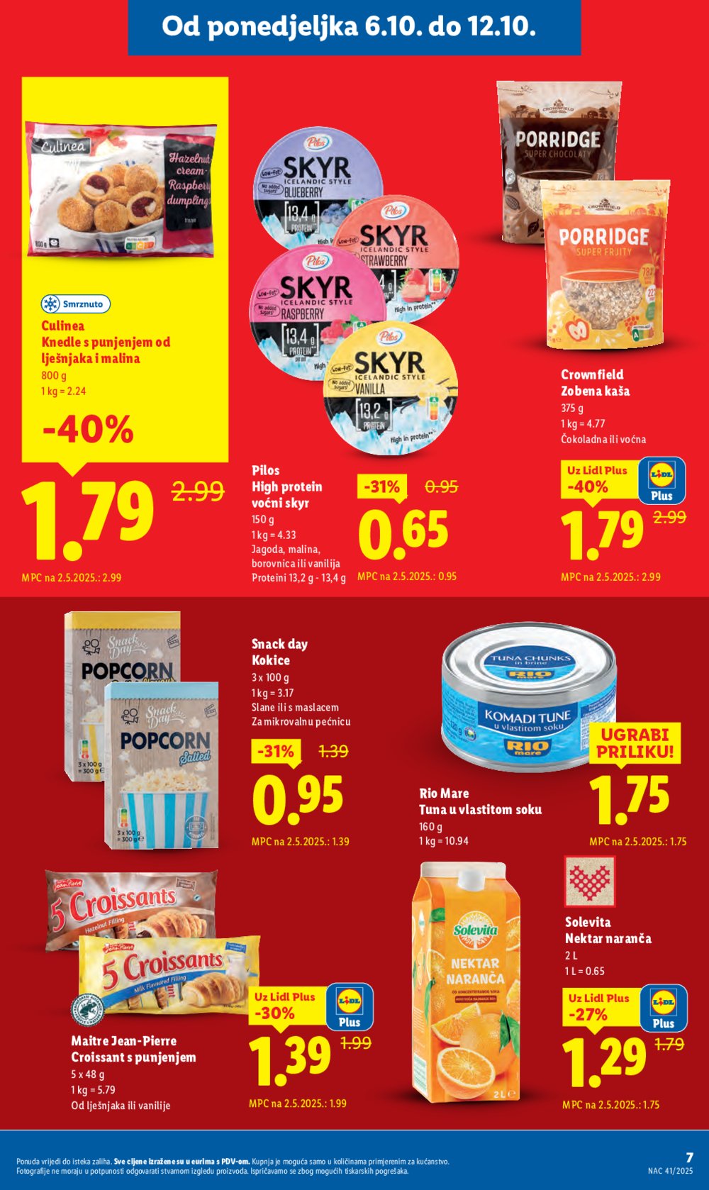 Lidl katalog Super ponuda od ponedjeljka 06.10. - 12.10.2025.