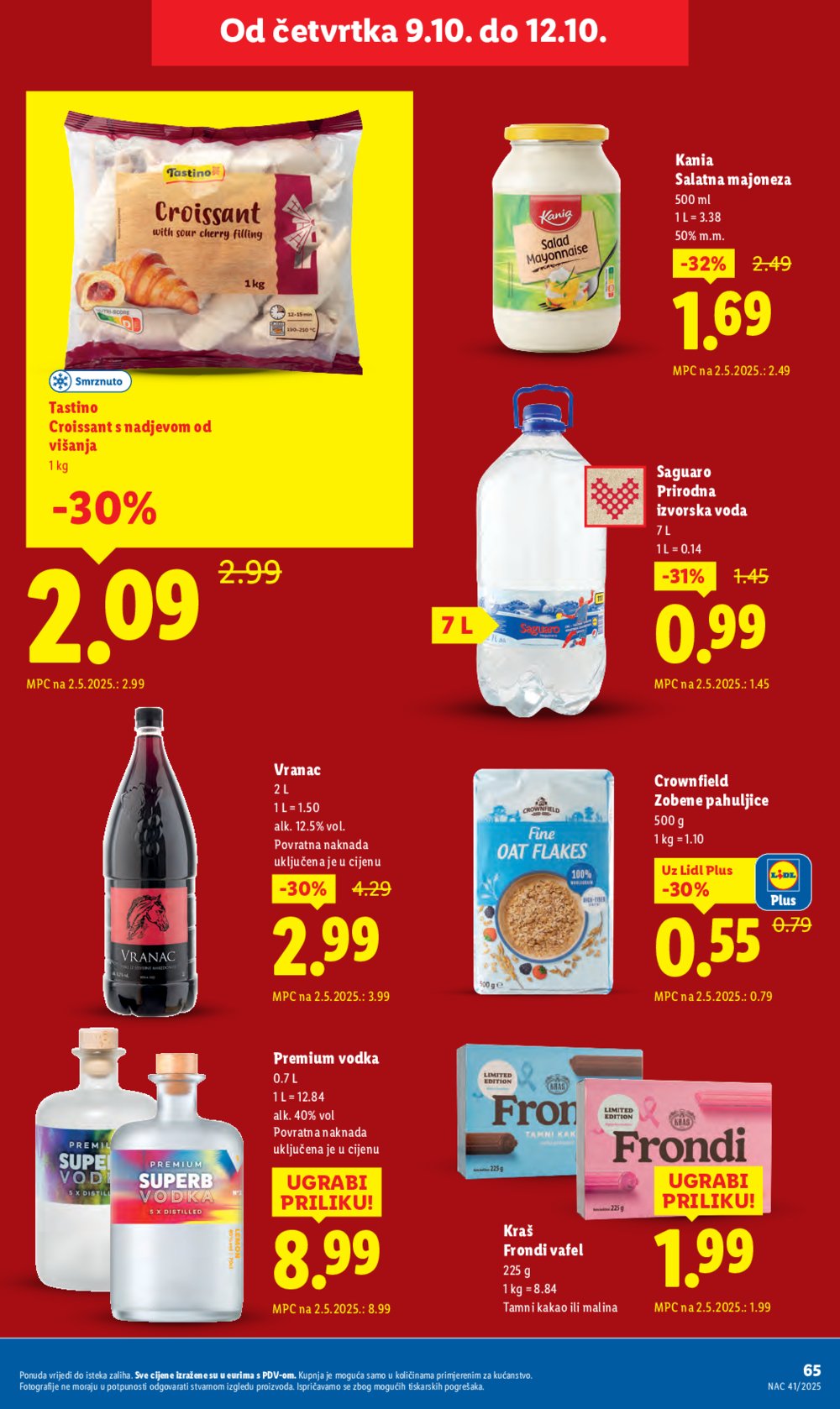 Lidl katalog Super ponuda od ponedjeljka 06.10. - 12.10.2025.