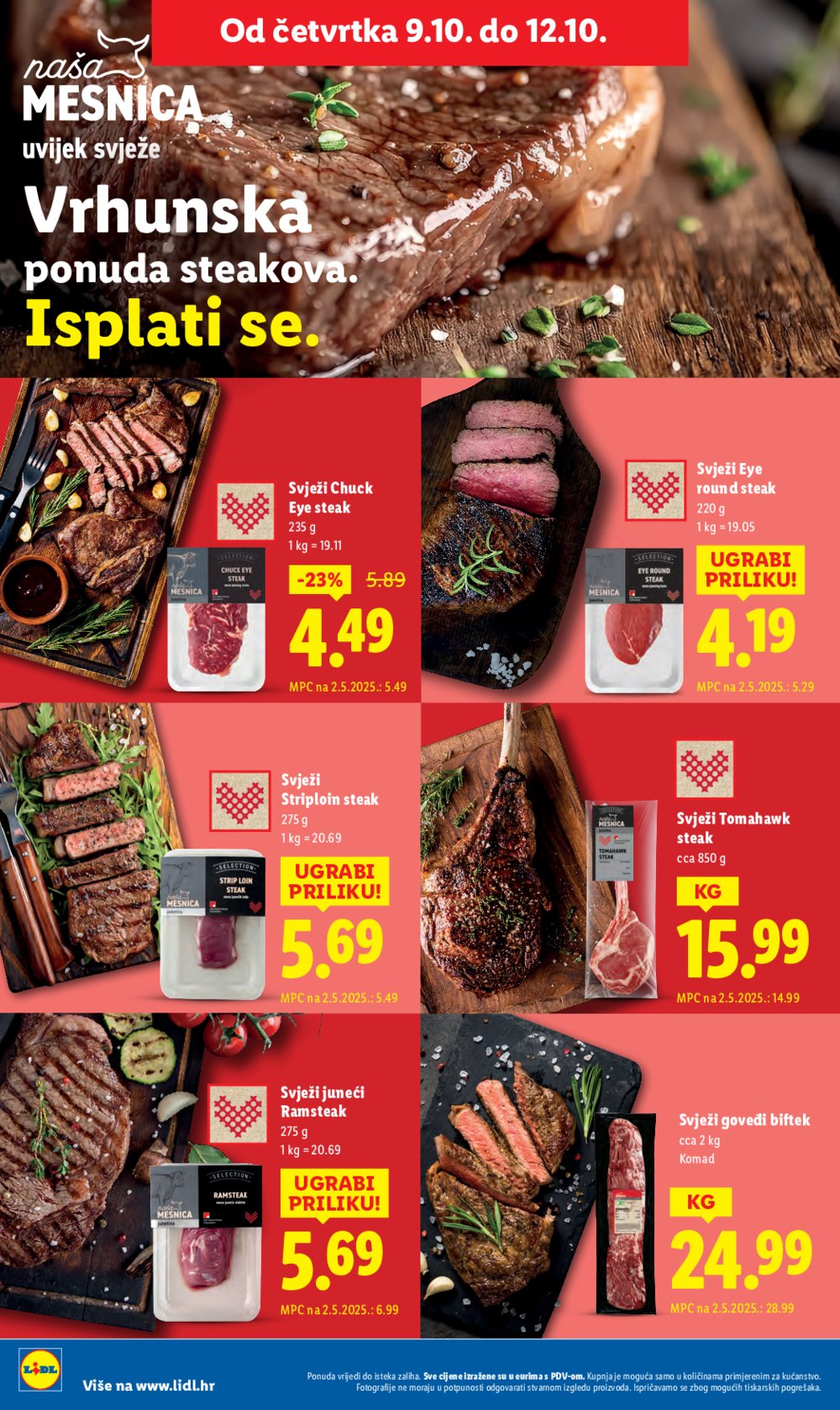 Lidl katalog Super ponuda od ponedjeljka 06.10. - 12.10.2025.