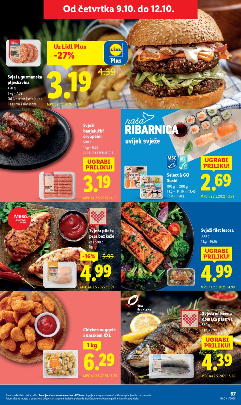 Lidl katalog Super ponuda od ponedjeljka 06.10. - 12.10.2025.
