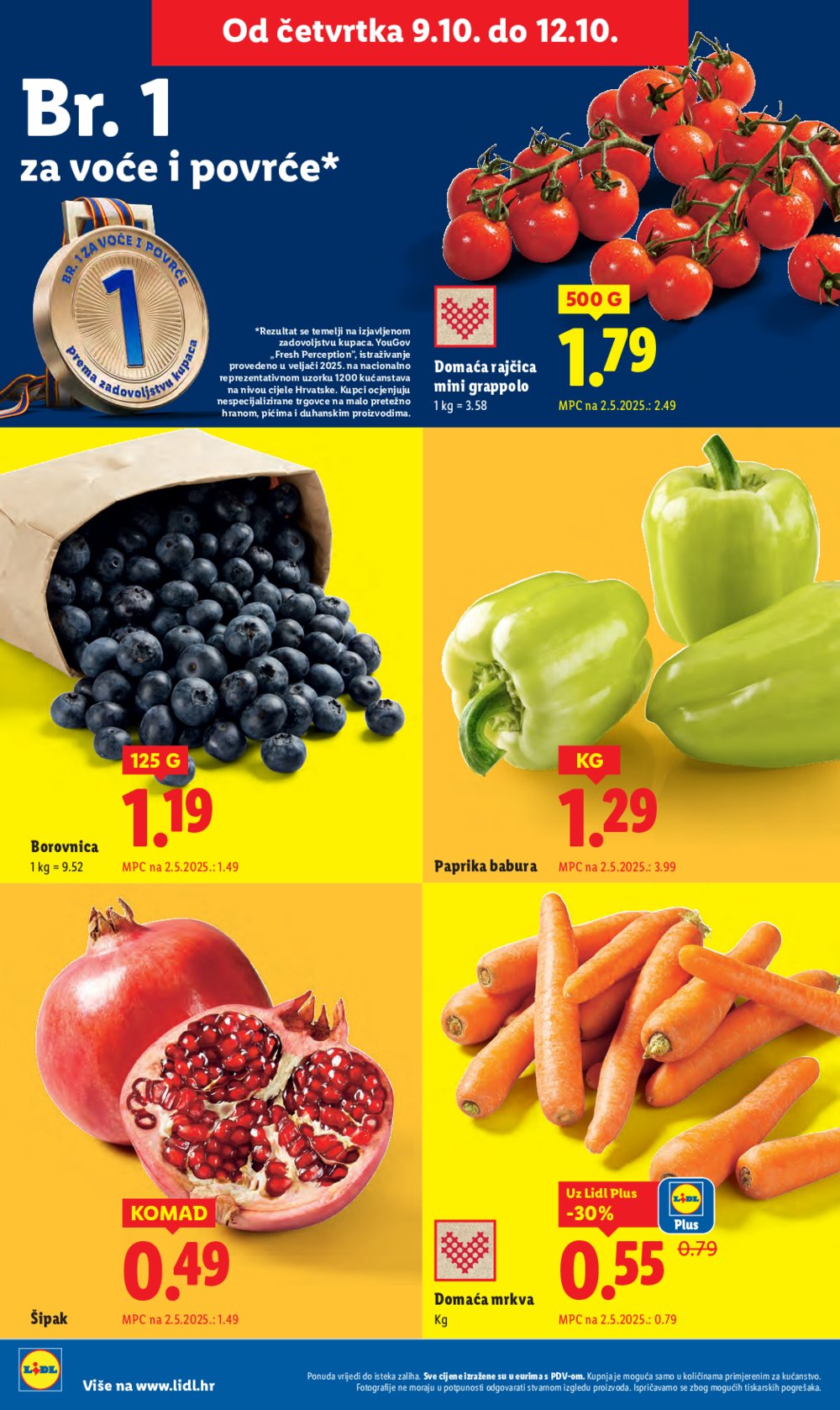 Lidl katalog Super ponuda od ponedjeljka 06.10. - 12.10.2025.
