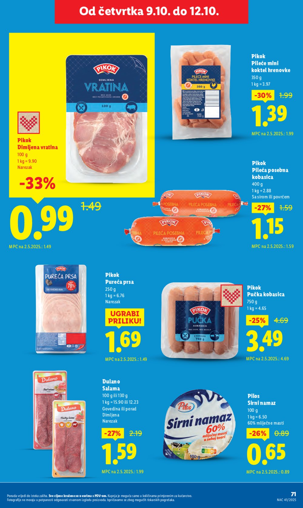 Lidl katalog Super ponuda od ponedjeljka 06.10. - 12.10.2025.