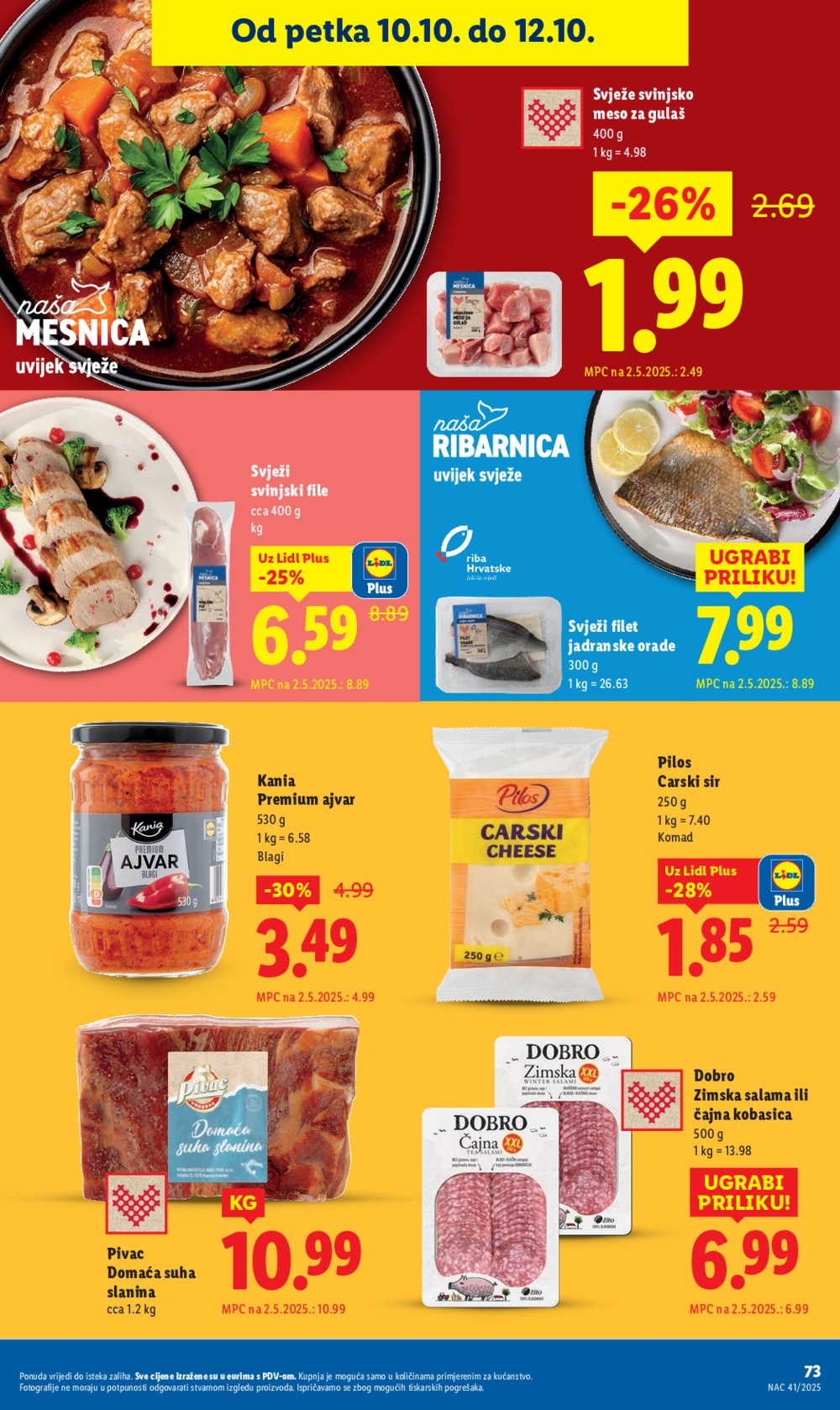 Lidl katalog Super ponuda od ponedjeljka 06.10. - 12.10.2025.