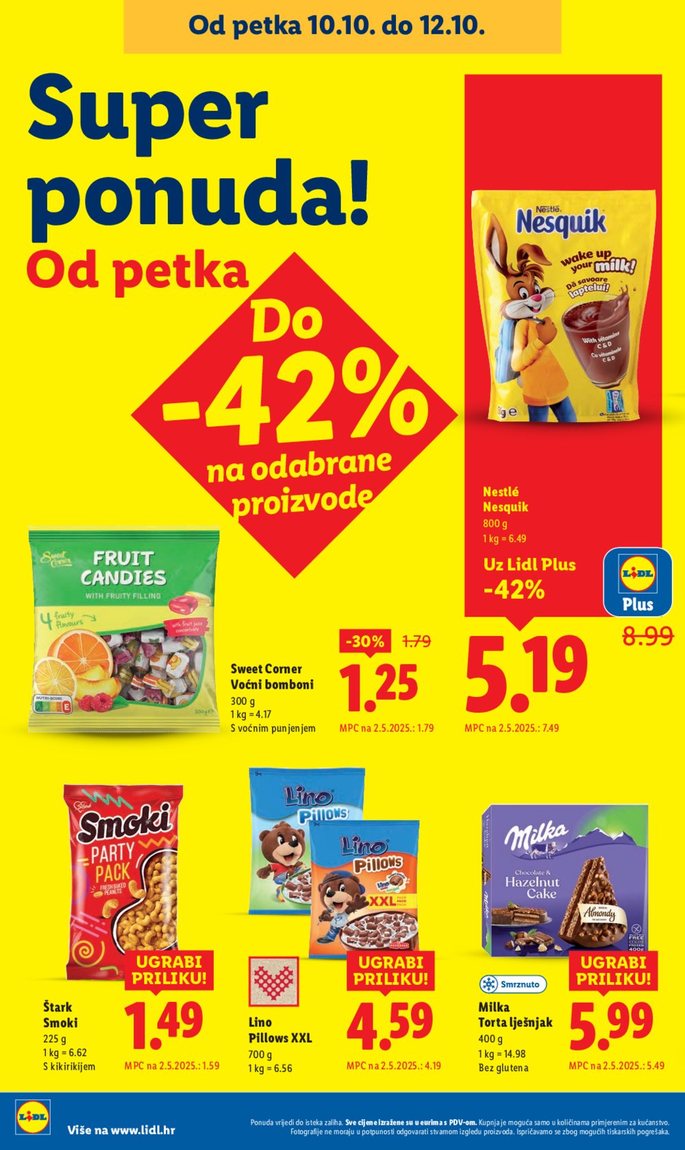 Lidl katalog Super ponuda od ponedjeljka 06.10. - 12.10.2025.