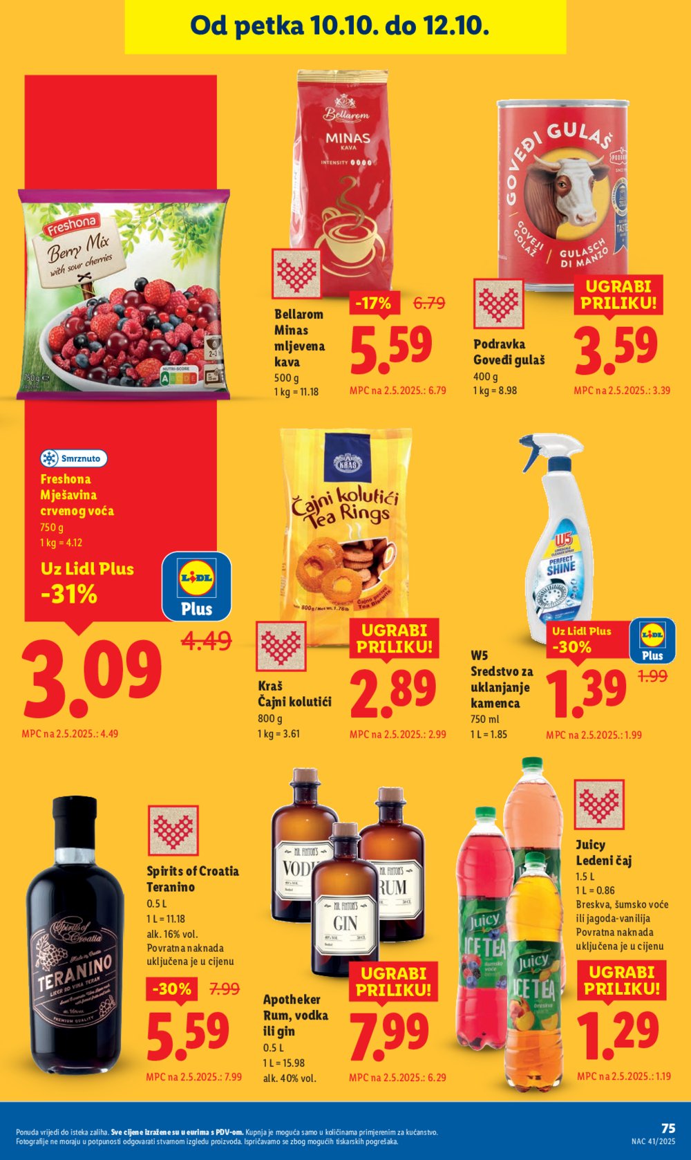 Lidl katalog Super ponuda od ponedjeljka 06.10. - 12.10.2025.