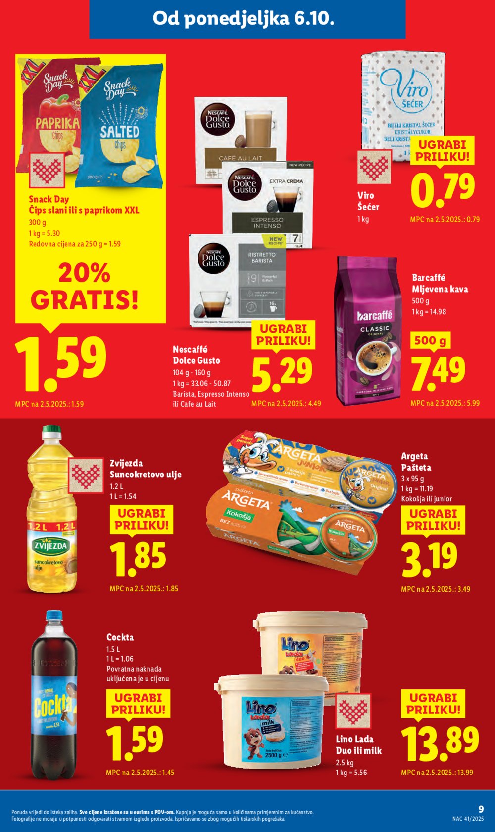 Lidl katalog Super ponuda od ponedjeljka 06.10. - 12.10.2025.