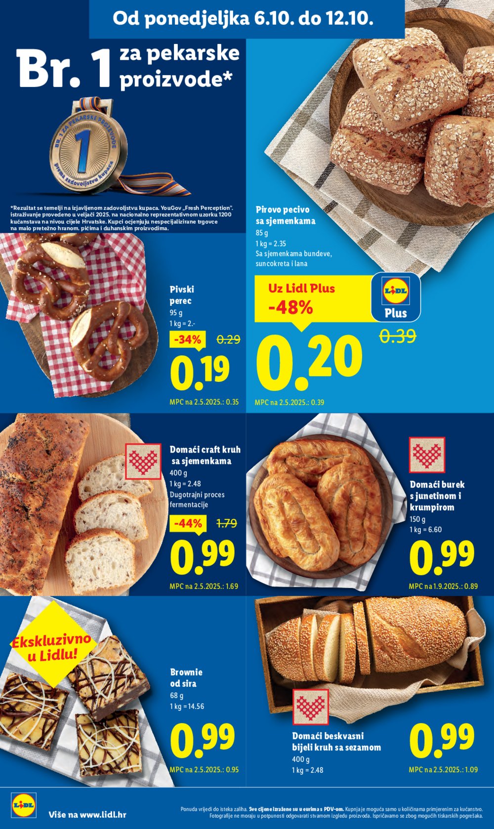 Lidl katalog Super ponuda od ponedjeljka 06.10. - 12.10.2025.