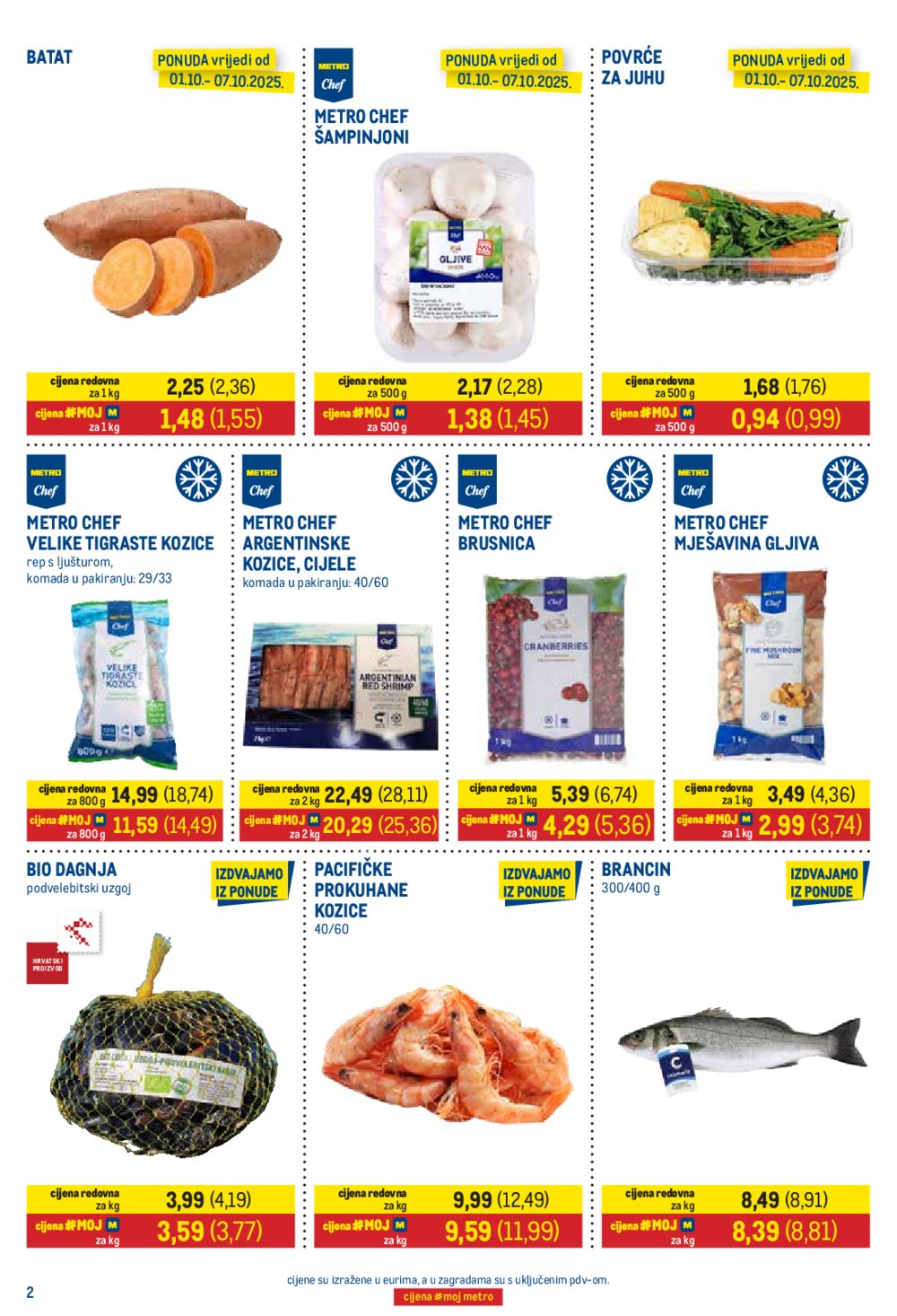 Metro katalog Prehrana i neprehrana 01.10. - 15.10.2025.