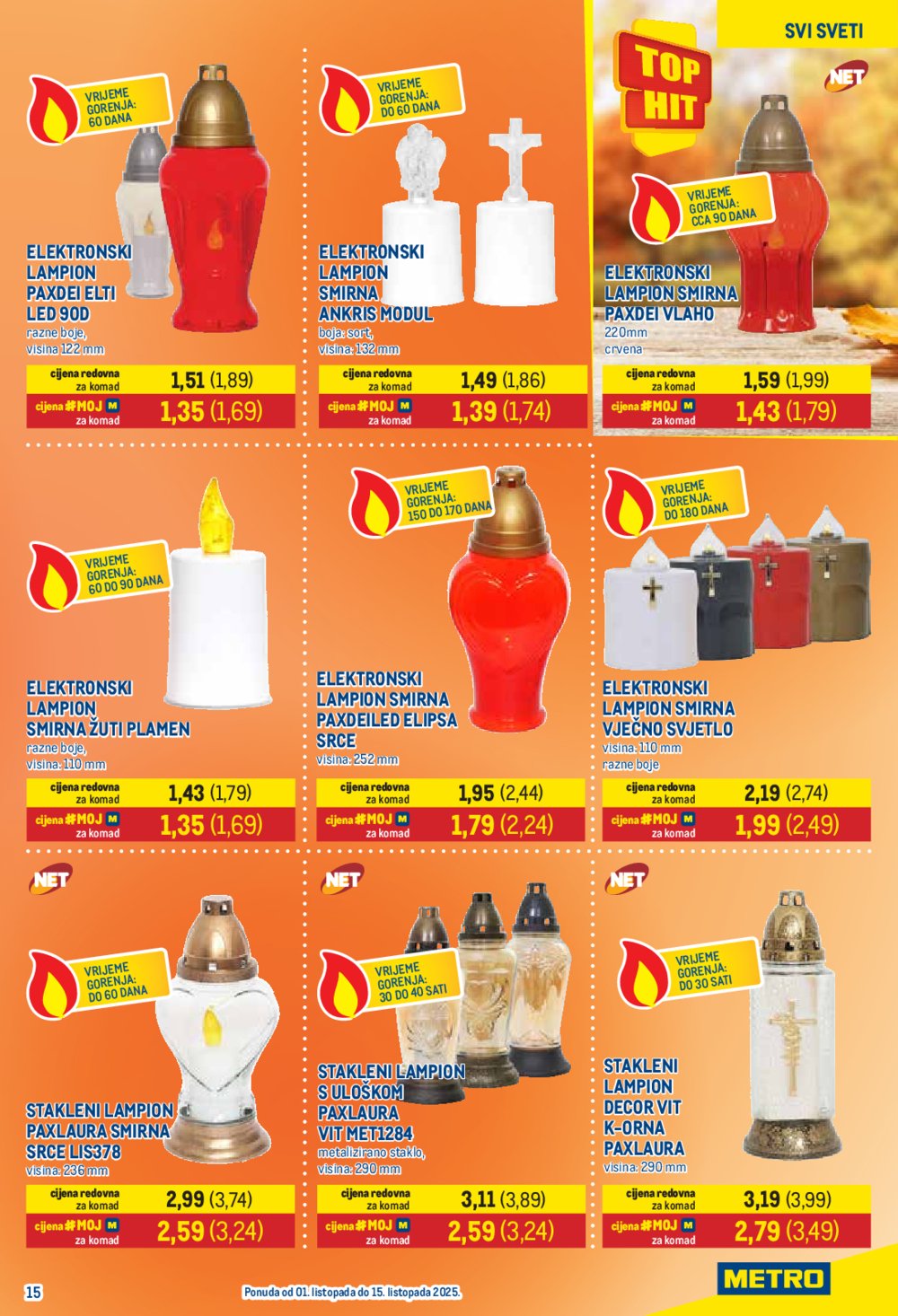 Metro katalog Prehrana i neprehrana 01.10. - 15.10.2025.