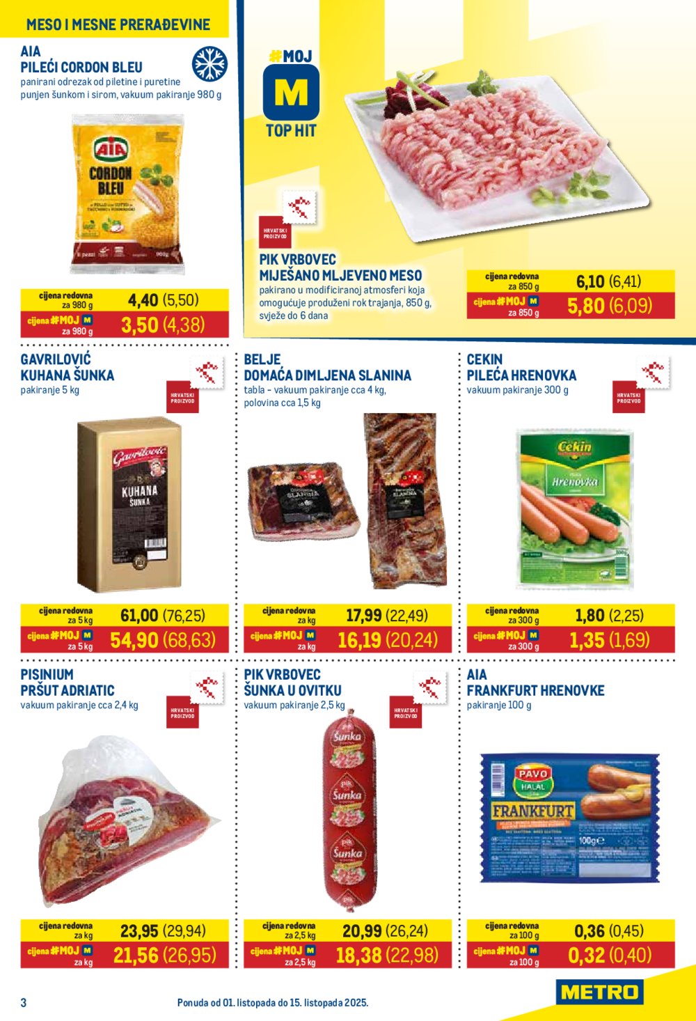 Metro katalog Prehrana i neprehrana 01.10. - 15.10.2025.