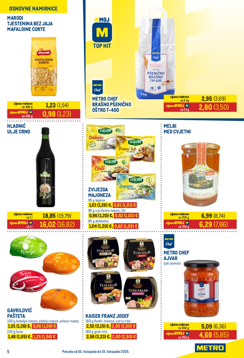 Metro katalog Prehrana i neprehrana 01.10. - 15.10.2025.