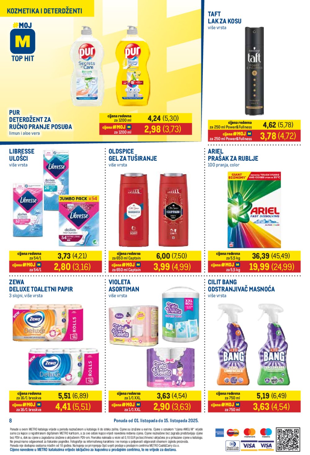 Metro katalog Prehrana i neprehrana 01.10. - 15.10.2025.