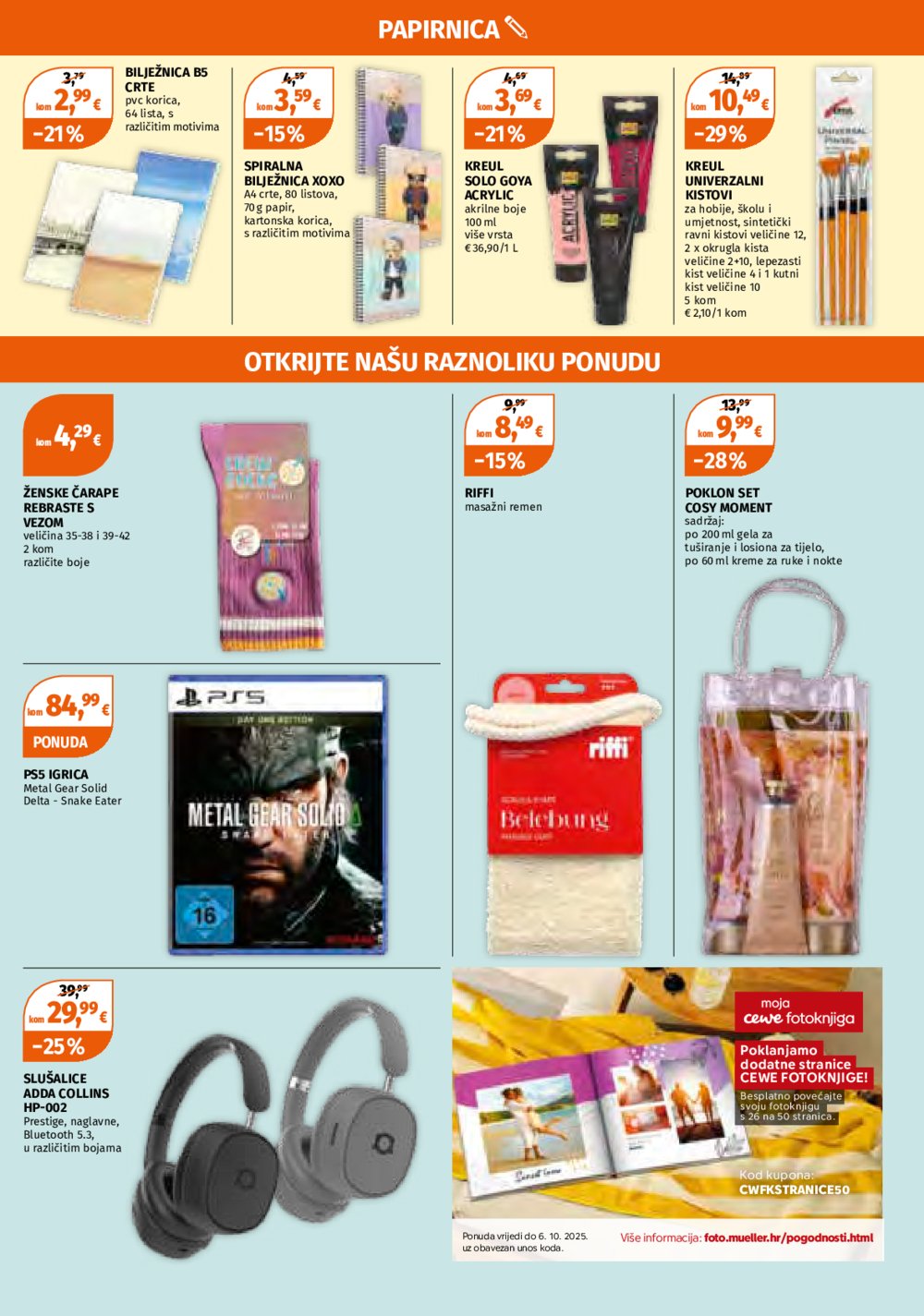 Muller katalog Akcija 29.09.-05.10.2025.