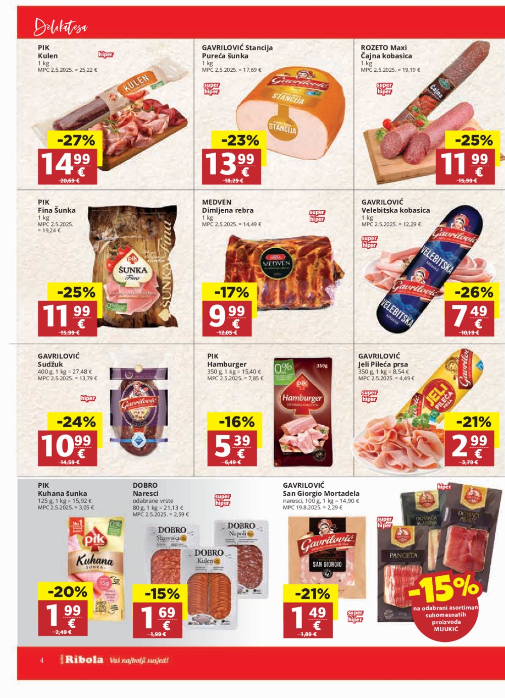 Ribola katalog Akcija 01.10. - 07.10.2025. 
