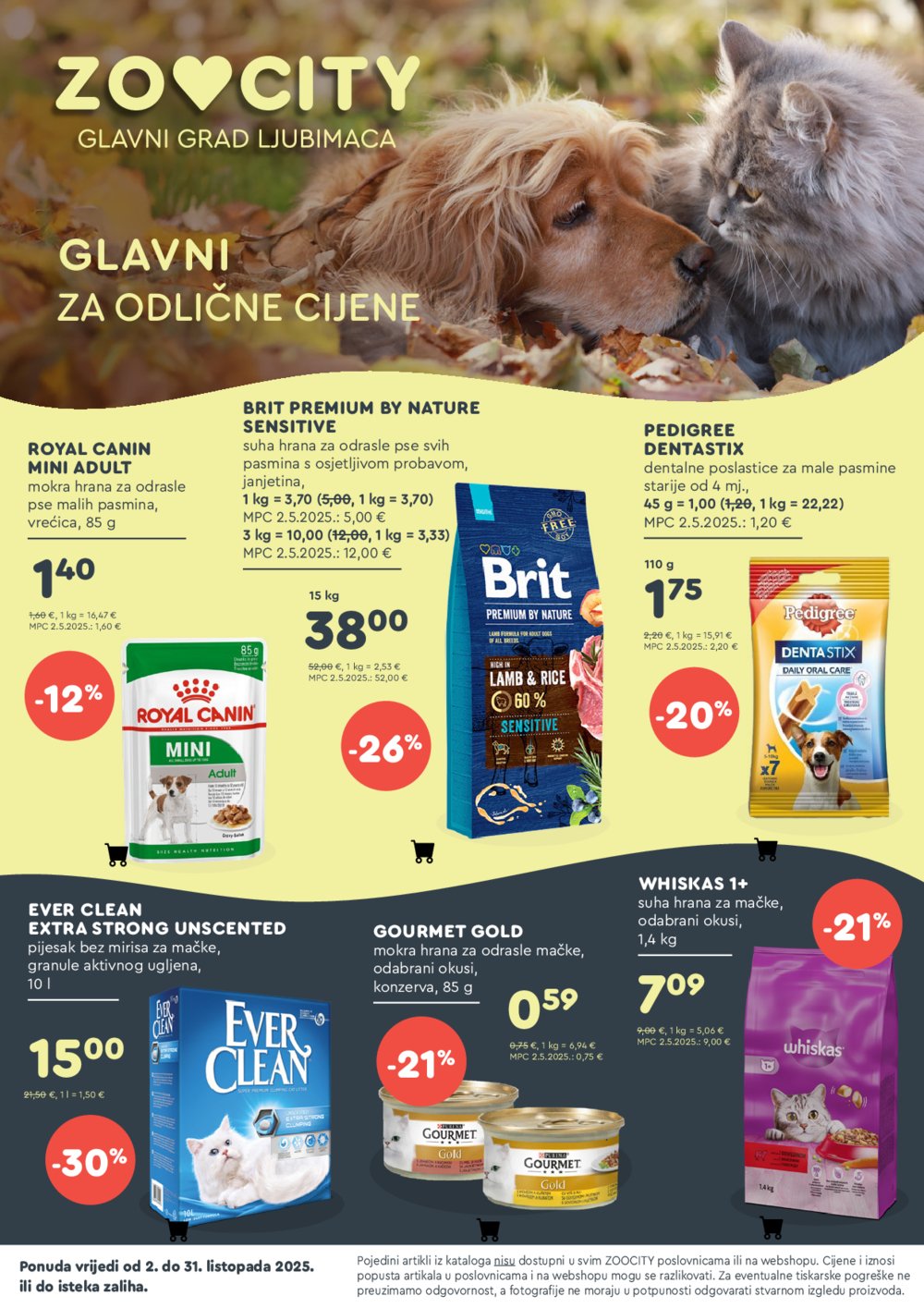 ZOOCITY katalog Akcija 02.10.-31.10.2025.