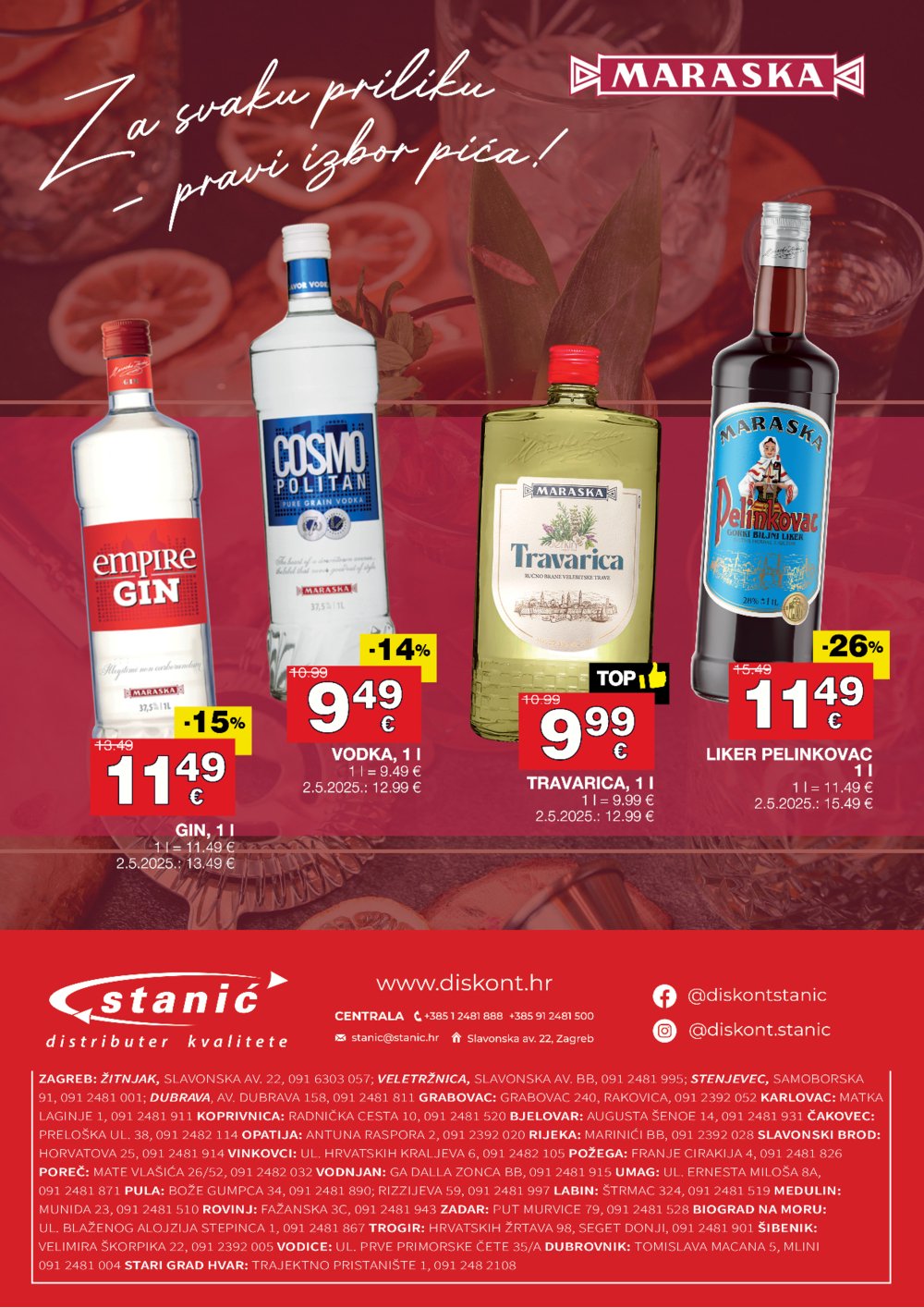 Diskont Stanić katalog talijanski okusi 16.10. - 29.10.2025.