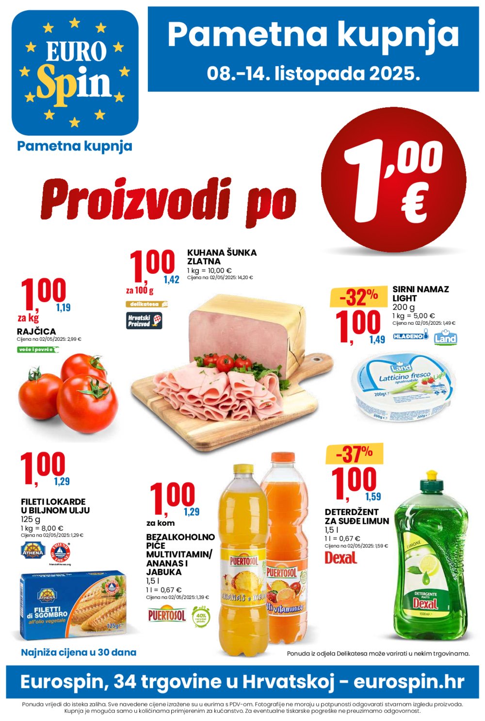 Eurospin katalog Pametna kupnja 08.10. - 14.10.2025.