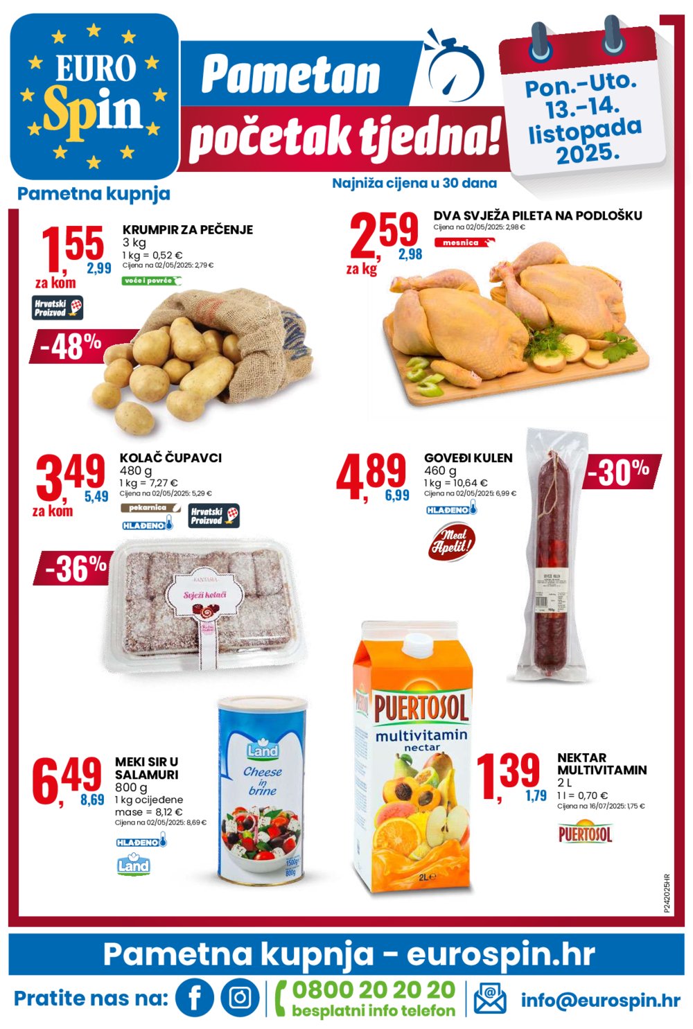 Eurospin katalog Pametna kupnja 08.10. - 14.10.2025.