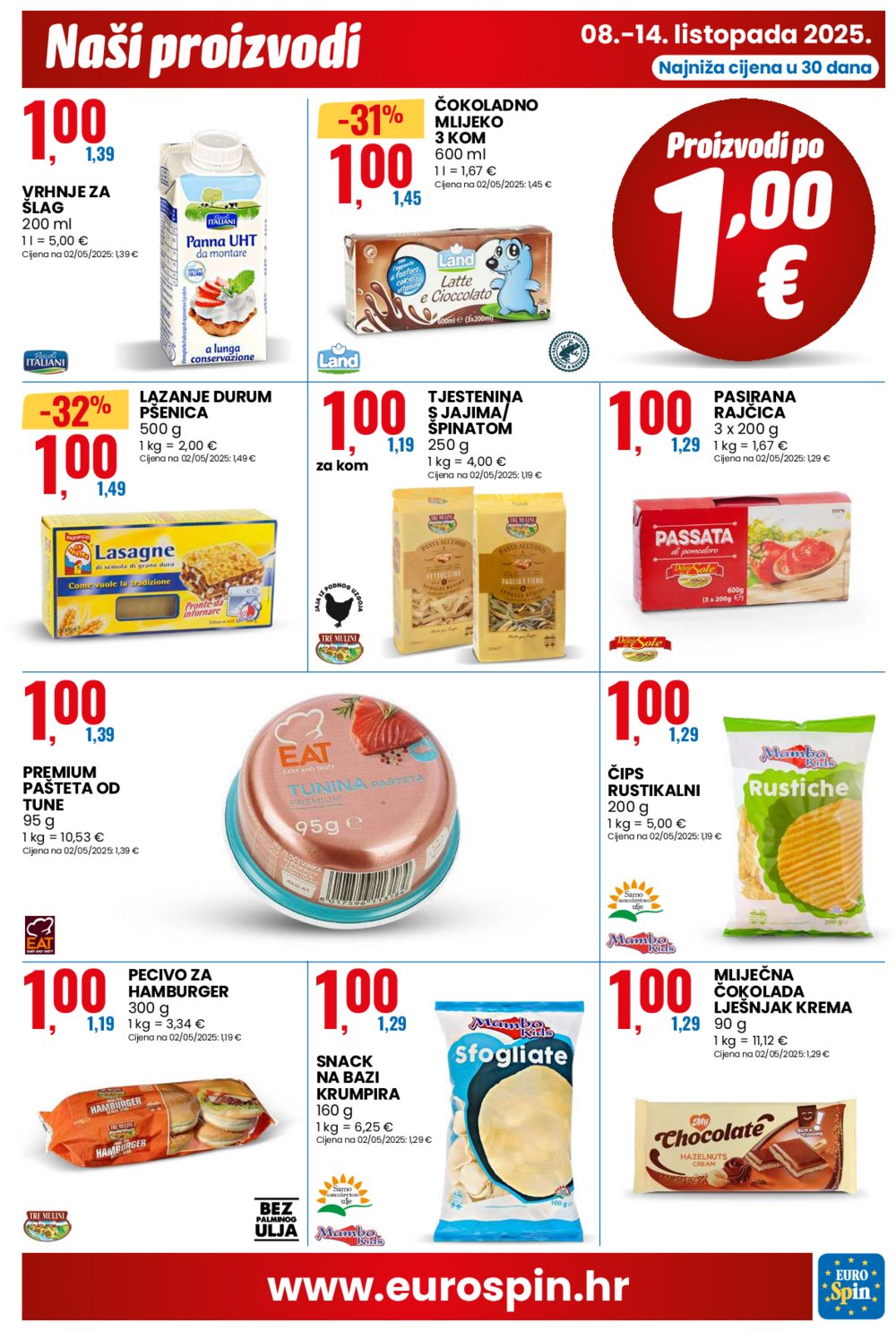 Eurospin katalog Pametna kupnja 08.10. - 14.10.2025.