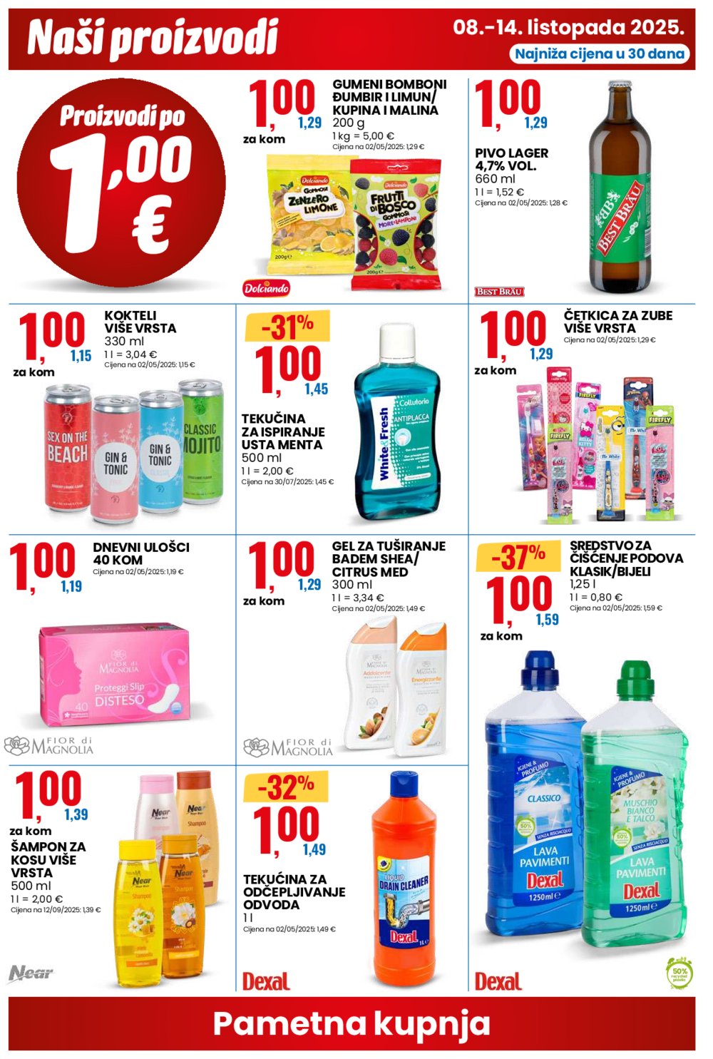 Eurospin katalog Pametna kupnja 08.10. - 14.10.2025.