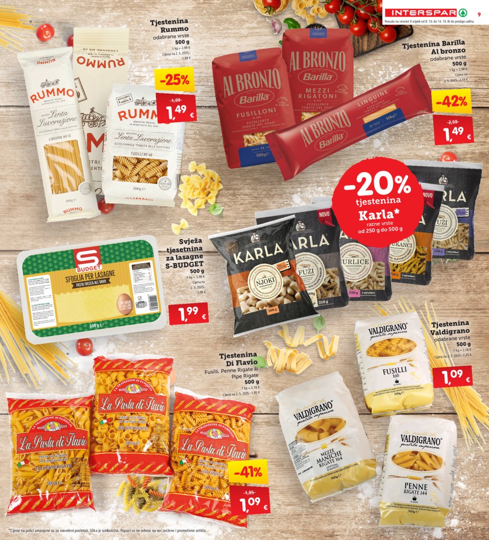 Interspar katalog Akcija 08.10. - 14.10.2025.