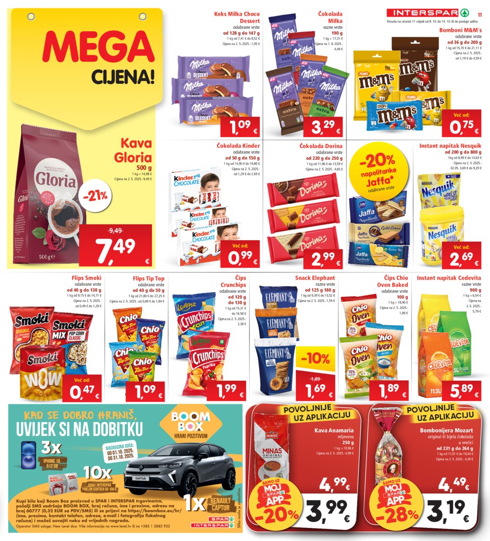 Interspar katalog Akcija 08.10. - 14.10.2025.