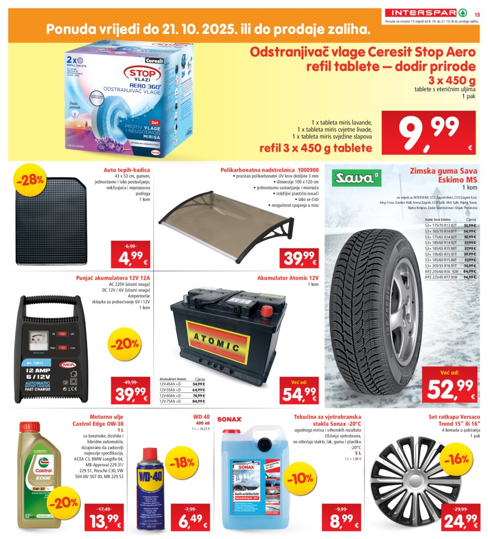 Interspar katalog Akcija 08.10. - 14.10.2025.