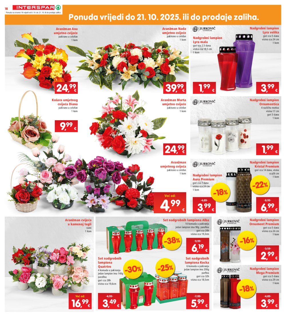 Interspar katalog Akcija 08.10. - 14.10.2025.