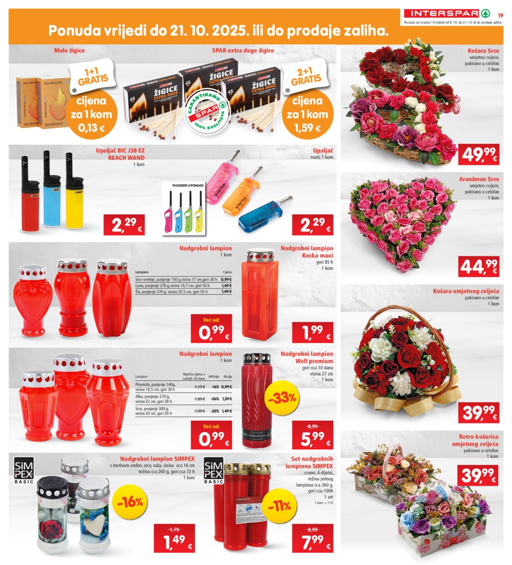 Interspar katalog Akcija 08.10. - 14.10.2025.