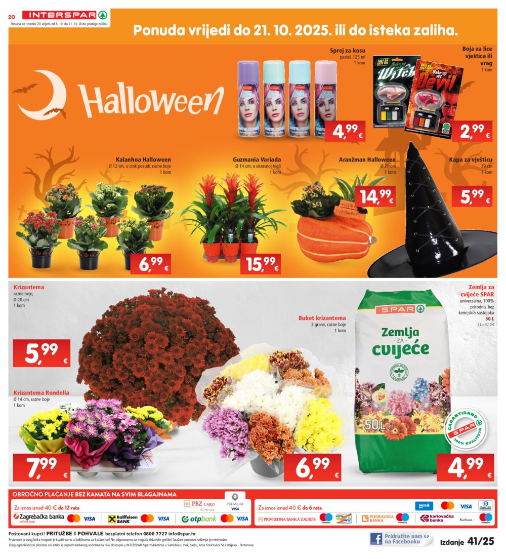 Interspar katalog Akcija 08.10. - 14.10.2025.