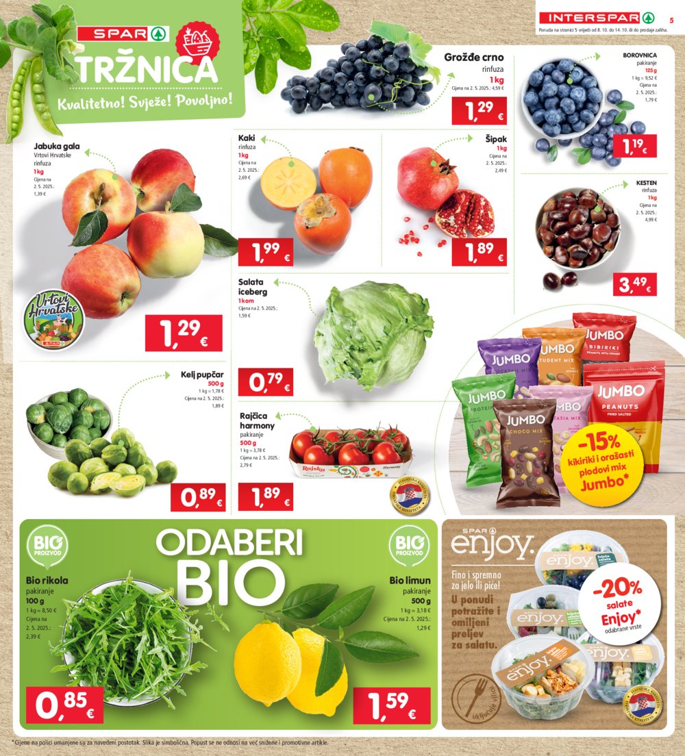 Interspar katalog Akcija 08.10. - 14.10.2025.