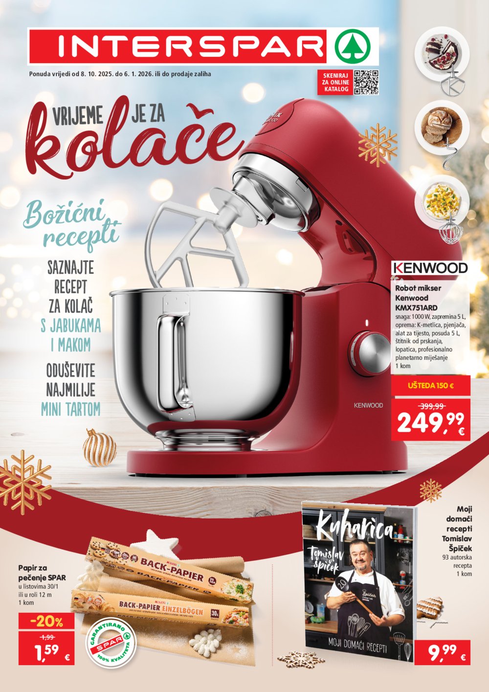 INTERSPAR katalog Vrijeme je za kolače 08.10. - 06.01.2025.