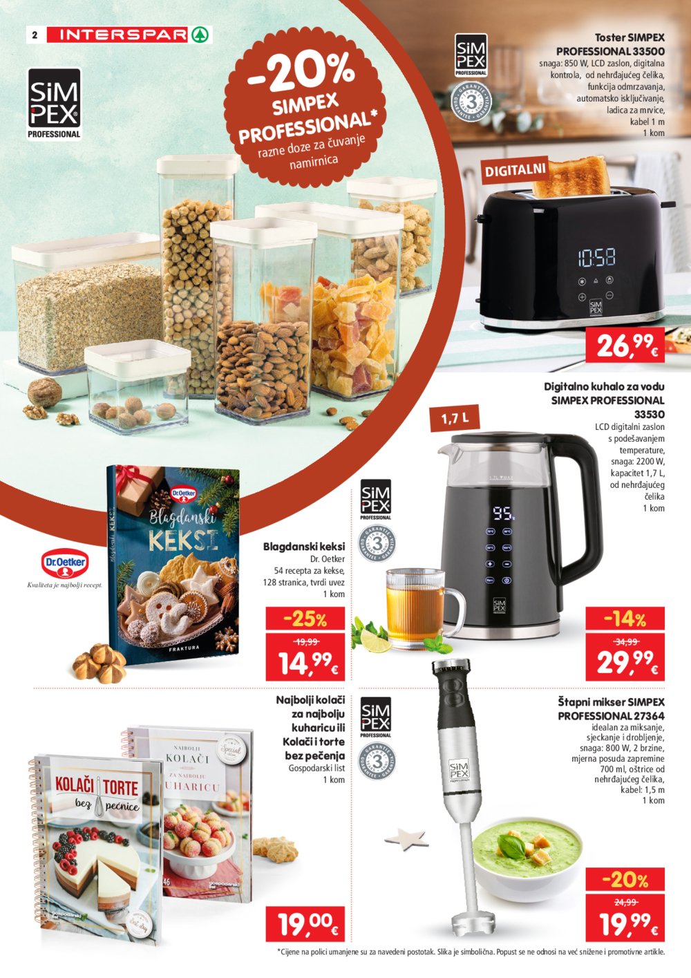 INTERSPAR katalog Vrijeme je za kolače 08.10. - 06.01.2025.