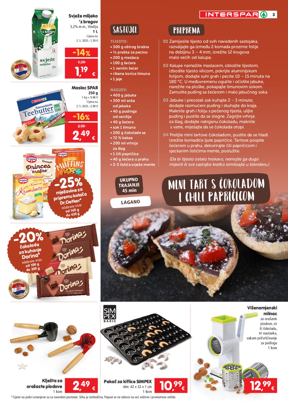 INTERSPAR katalog Vrijeme je za kolače 08.10. - 06.01.2025.