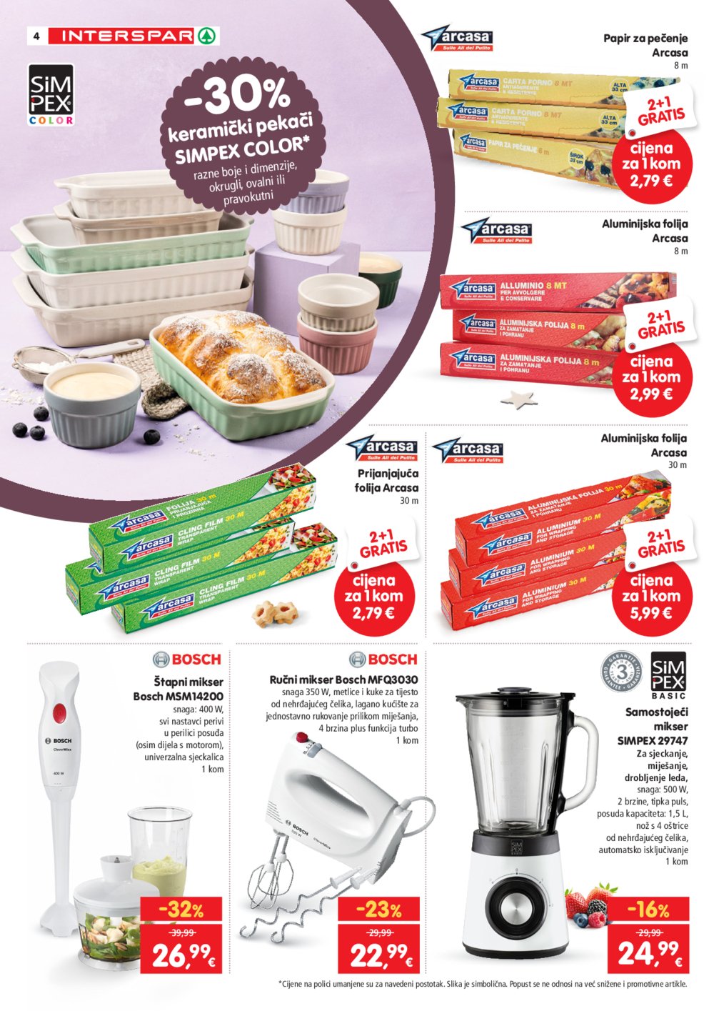 INTERSPAR katalog Vrijeme je za kolače 08.10. - 06.01.2025.