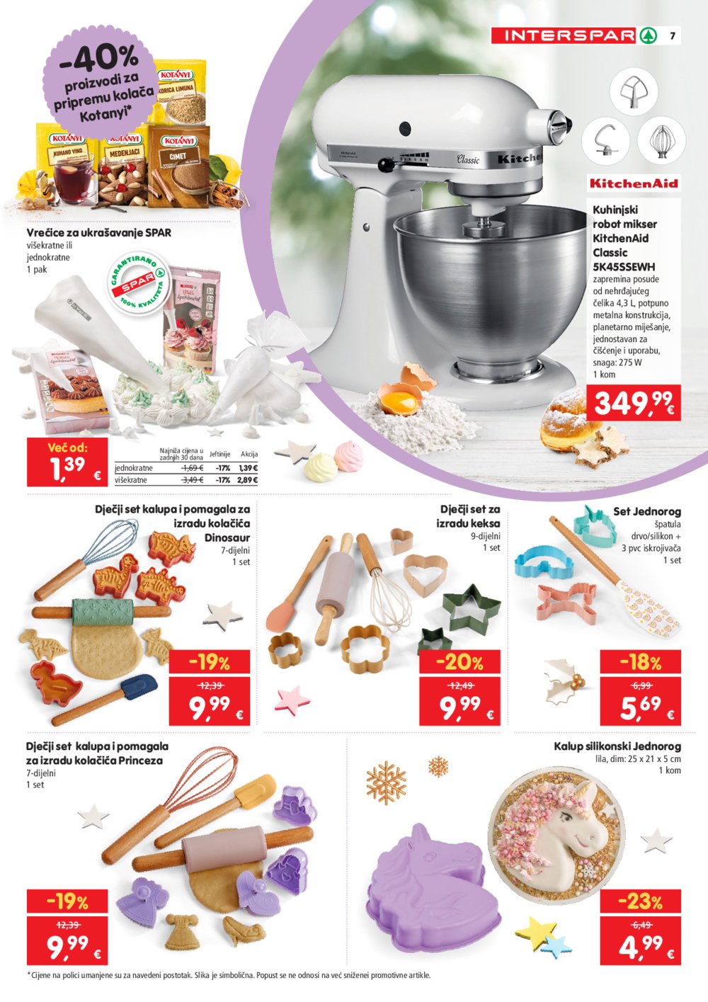 INTERSPAR katalog Vrijeme je za kolače 08.10. - 06.01.2025.