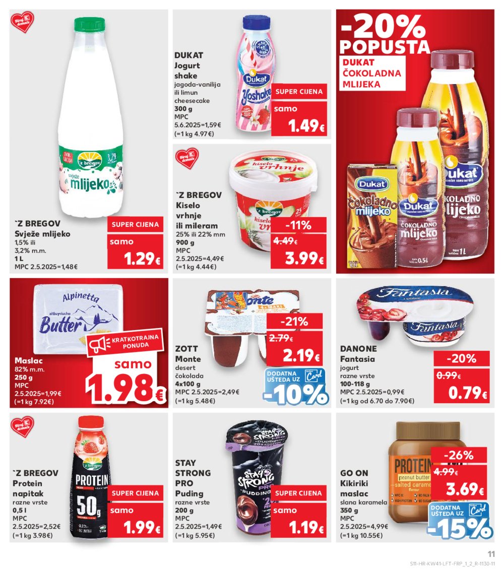 Kaufland katalog Akcija 08.10. - 14.10.2025. Odabrane poslovnice
