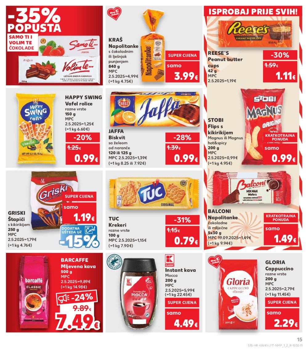 Kaufland katalog Akcija 08.10. - 14.10.2025. Odabrane poslovnice