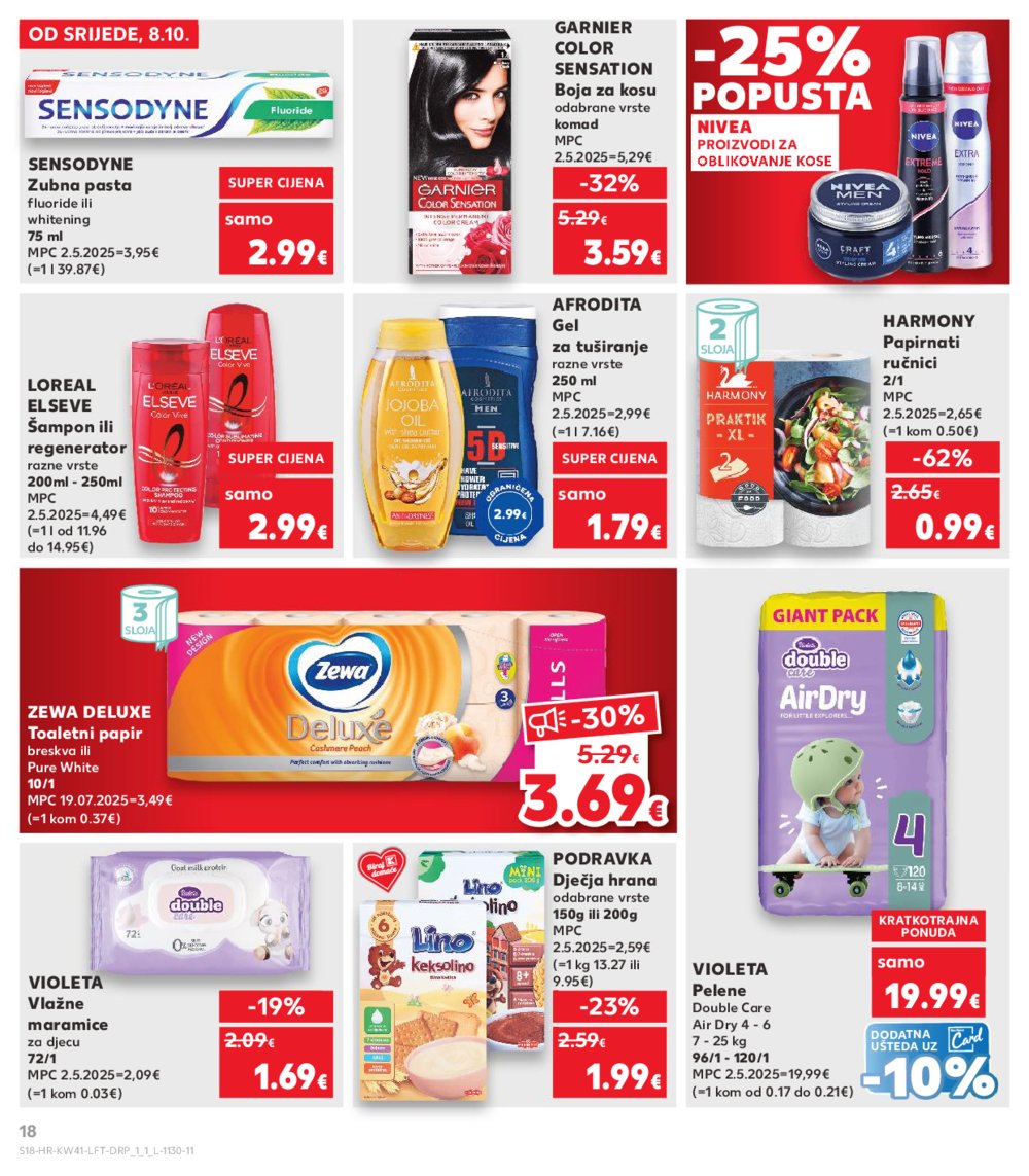 Kaufland katalog Akcija 08.10. - 14.10.2025. Odabrane poslovnice