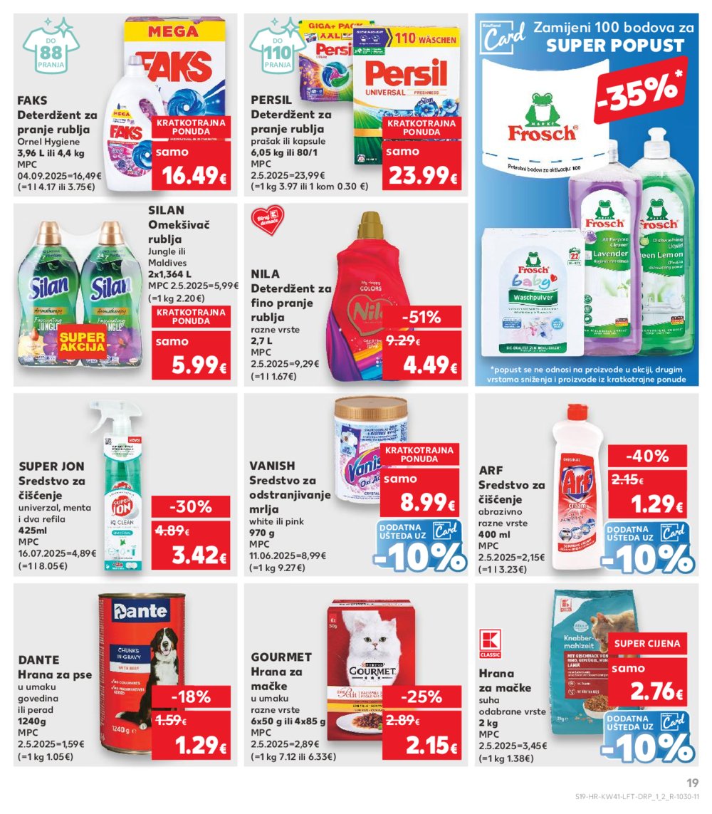 Kaufland katalog Akcija 08.10. - 14.10.2025. Odabrane poslovnice