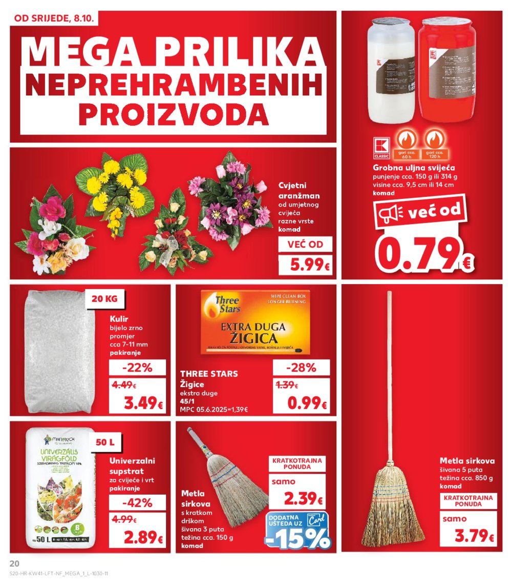 Kaufland katalog Akcija 08.10. - 14.10.2025. Odabrane poslovnice