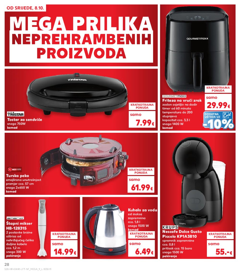 Kaufland katalog Akcija 08.10. - 14.10.2025. Odabrane poslovnice