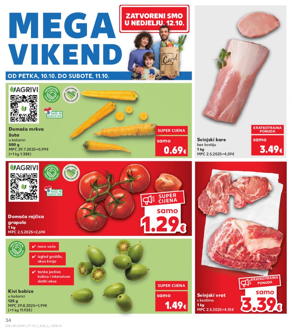 Kaufland katalog Akcija 08.10. - 14.10.2025. Odabrane poslovnice