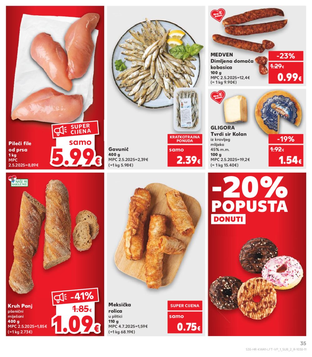 Kaufland katalog Akcija 08.10. - 14.10.2025. Odabrane poslovnice