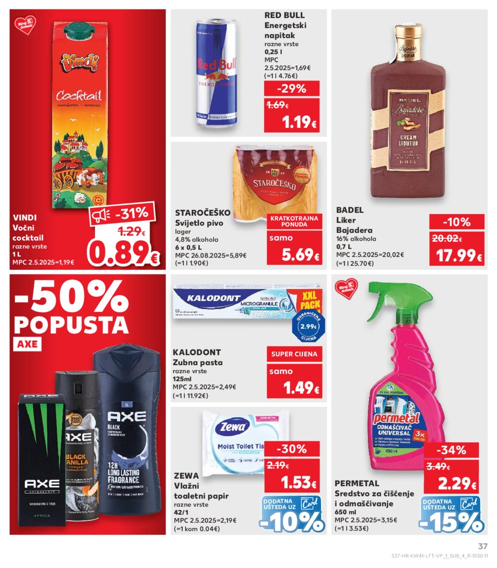 Kaufland katalog Akcija 08.10. - 14.10.2025. Odabrane poslovnice