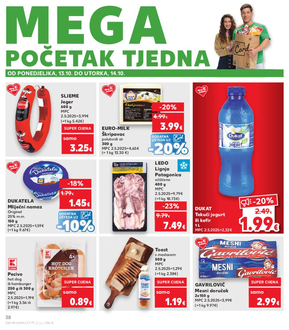 Kaufland katalog Akcija 08.10. - 14.10.2025. Odabrane poslovnice
