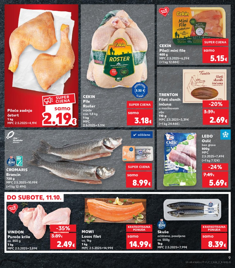 Kaufland katalog Akcija 08.10. - 14.10.2025. Odabrane poslovnice