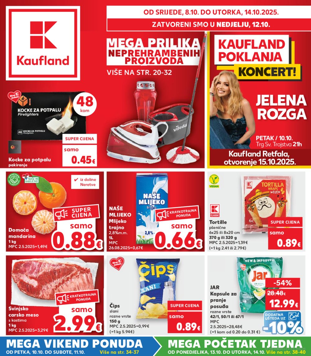 Kaufland katalog Akcija 08.10. - 14.10.2025. Osijek